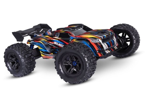 Traxxas SLEDGE 1/8 6S Brushless Monster Truck blau ohne Akku/Ladegerät TRX95096-4-BLUE