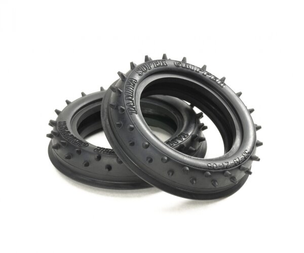 Tamiya 2WD Buggy Reifen Rib-Spike vorne 60/20 (2) 300054896 zu Dyna Storm