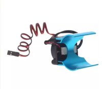 Alu Kühlkörper blau 30mm Lüfter 540 Motor HSPX079