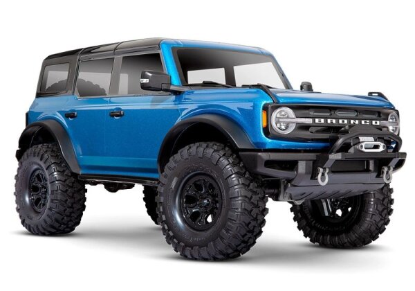 Traxxas TRX-4 Ford Bronco 2021 blau Crawler 1:10 RTR ohne Akku & Ladegerät