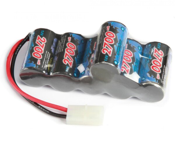 7,2V 2700mAh NiMH Akku mit TAMIYA-Stecker für Sand Scorcher & Buggy Champ CARSON 500608097