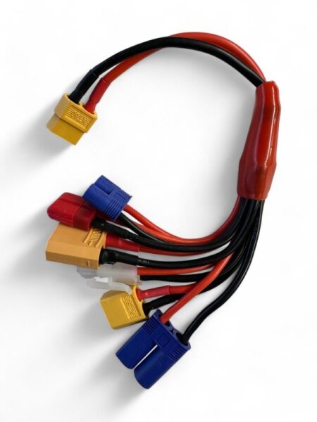 Multi Ladekabel XT60 auf XT60 XT90 EC3 EC5 Tamiya Deans HSPEED HSPC051