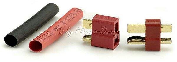 HOCHSTROMSTECKER LOSE ROT T-Plug Dean BUCHSE STECKER