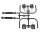 Antriebswellen Achsen Mitnehmer N-Parts 19115153 für TT-02B und DT-03 Neo Fighter N-Teile