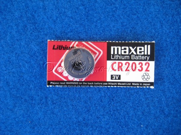 Knopfzelle CR2032 3V 220mAh Lithium f&uuml;r Rechner + Fernbedienung